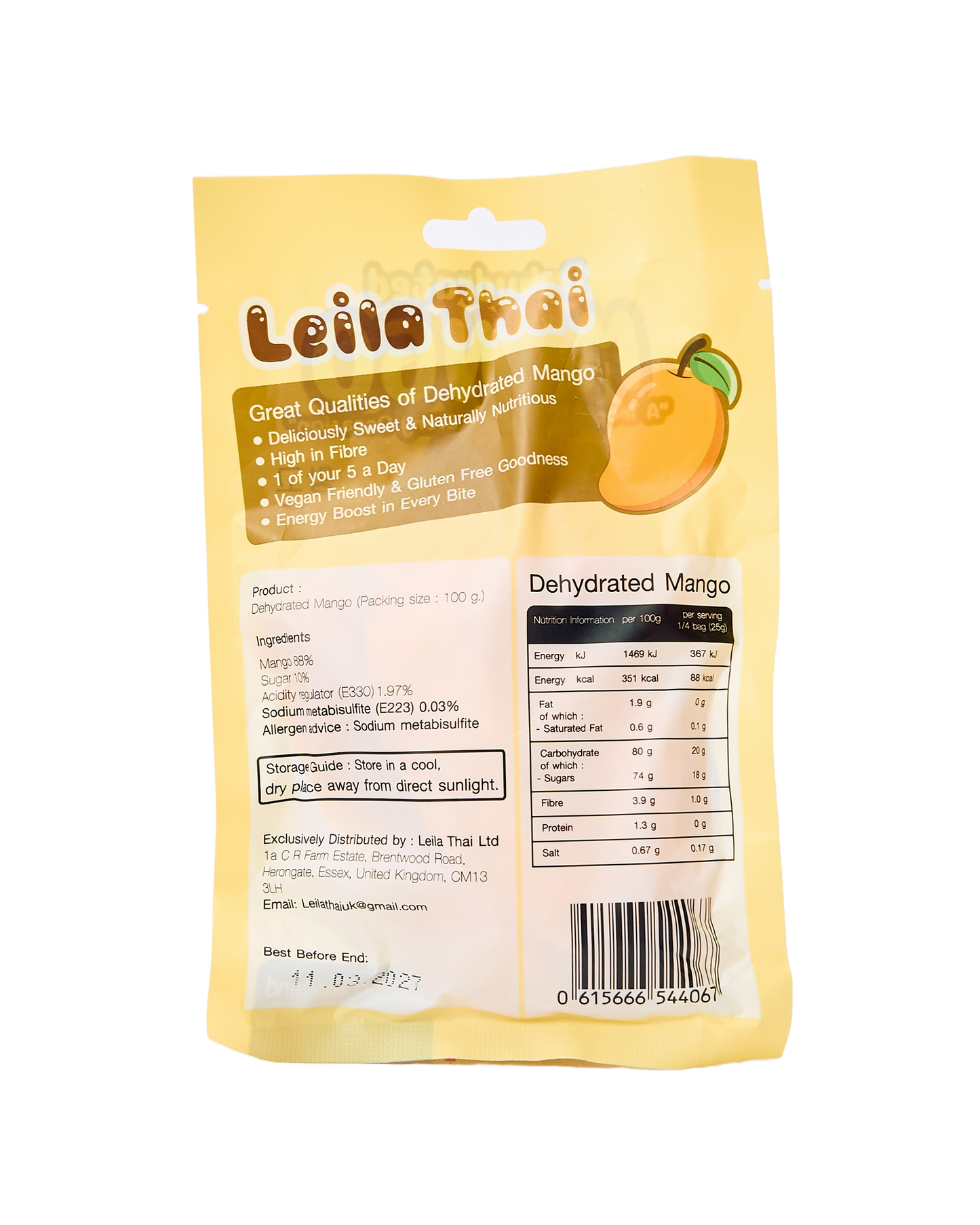 Dehydrated Mango