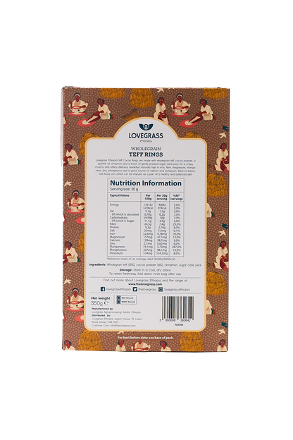 Wholegrain Teff Cocoa Rings
