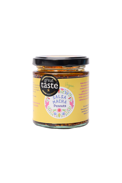Peanut Salsa Macha with Olive Oil