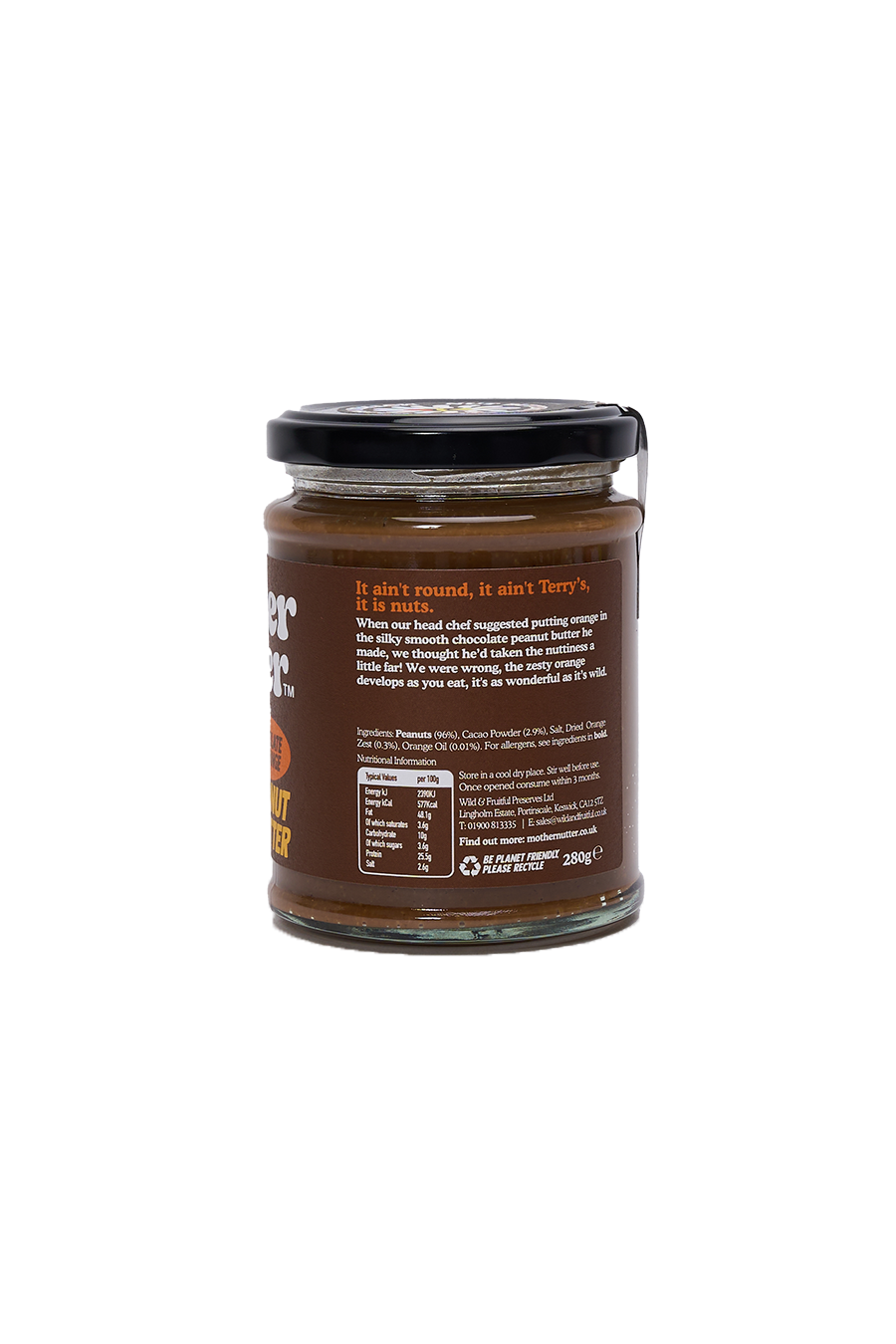 Smooth Chocolate & Orange Peanut Butter