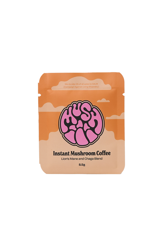 Adaptogenic Instant Mushroom Coffee: Lion's Mane & Chaga