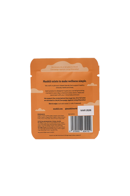 Adaptogenic Instant Mushroom Coffee: Lion's Mane & Chaga