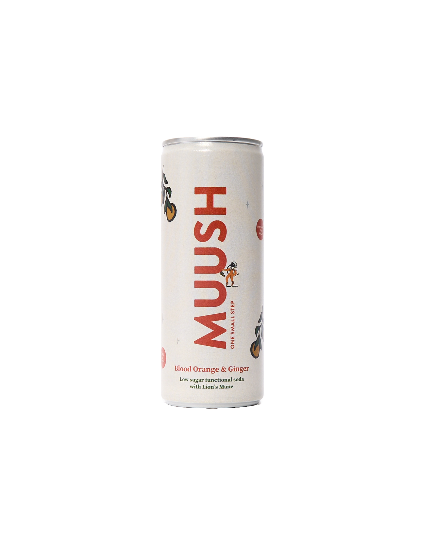 Blood Orange & Ginger Lion's Mane Soda (250ml)