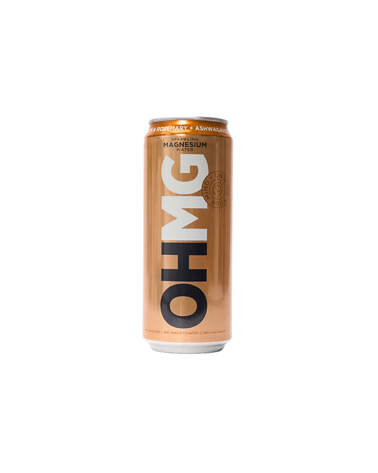 Peach & Rosemary Sparkling Magnesium Water with Ashwagandha