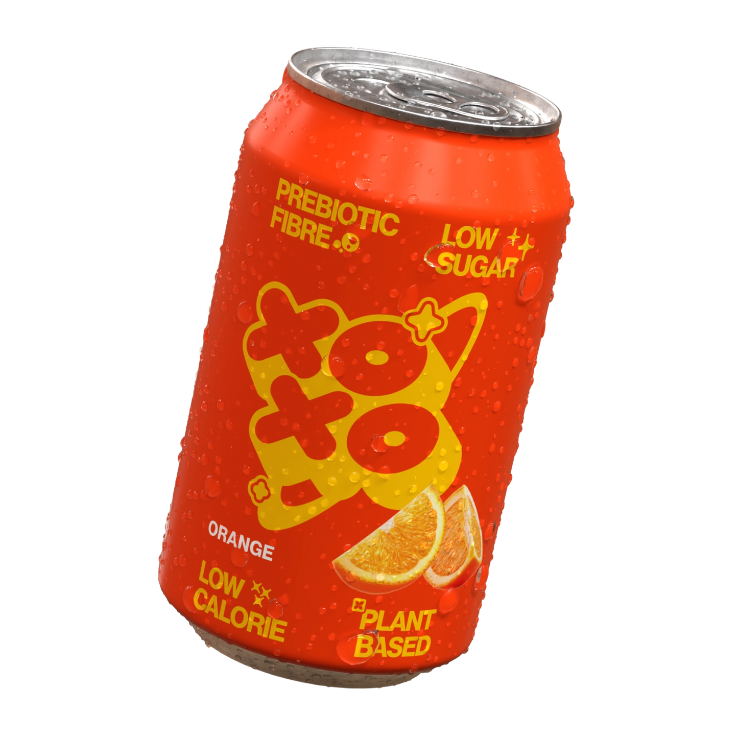 XOXO Soda Sparkling Orange  Prebiotic Soda 330ml Can