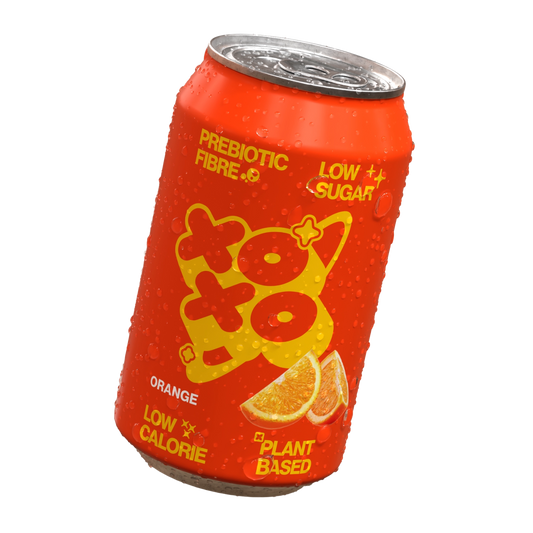XOXO Soda Sparkling Orange  Prebiotic Soda 330ml Can