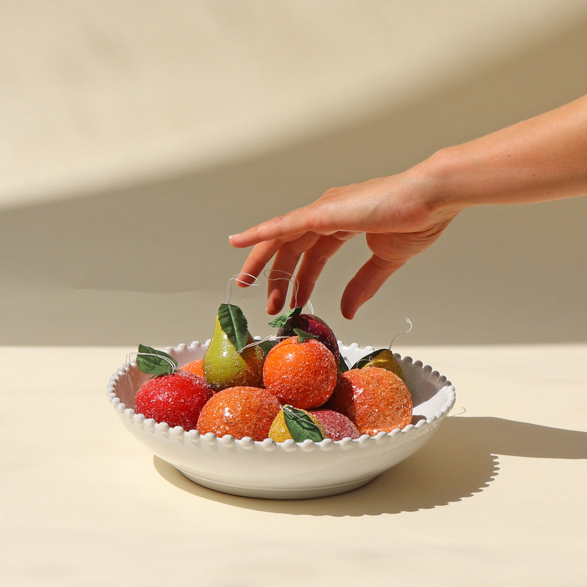 Spun Cotton Frosted Fruits, Peach