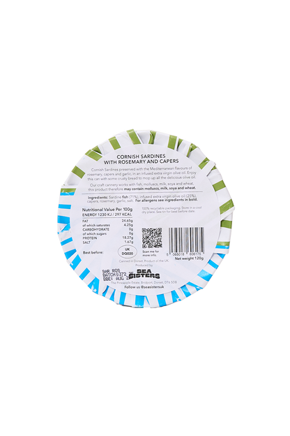 Cornish Sardines with Rosemary and Capers