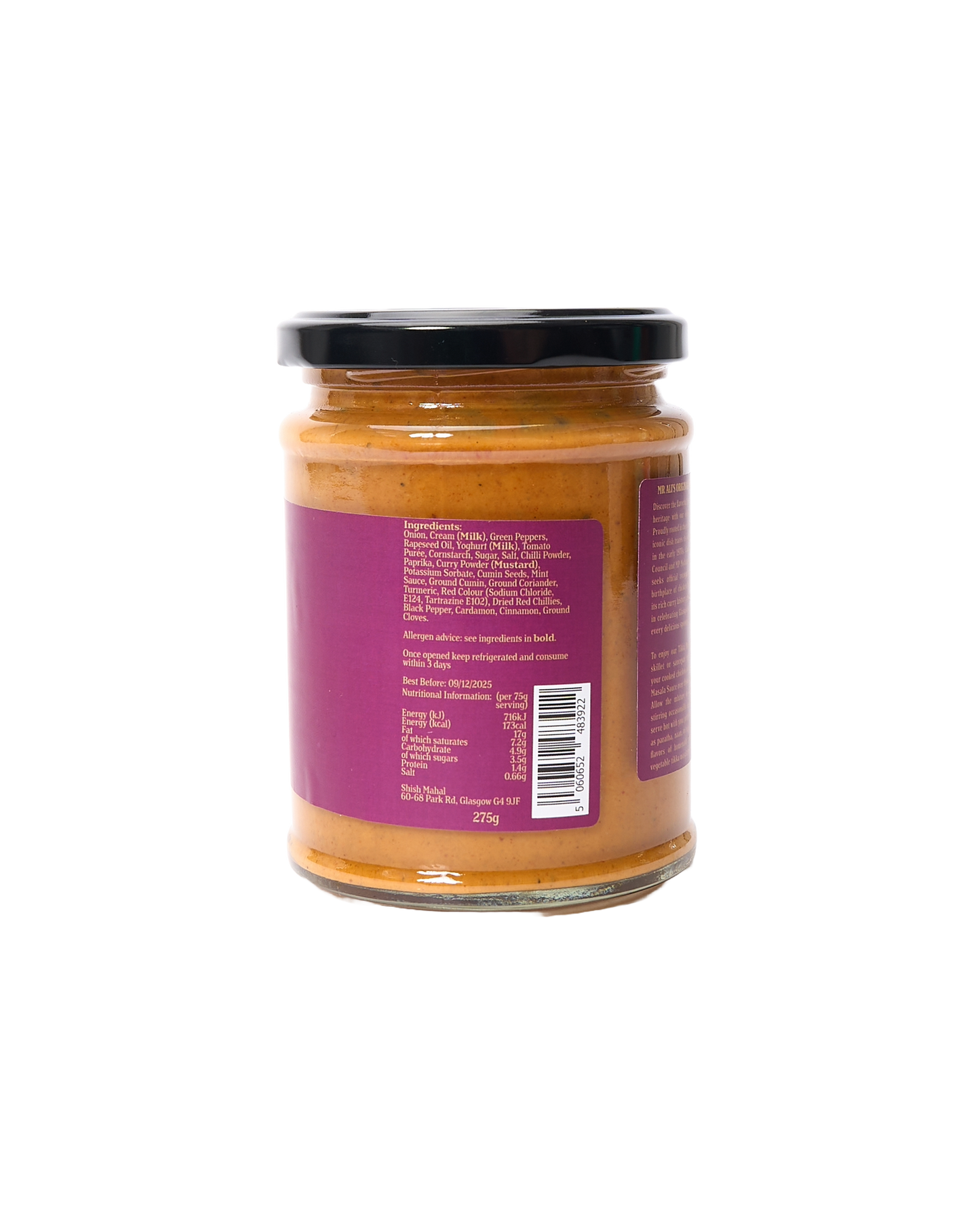 Mr Ali's Tikka Masala Sauce