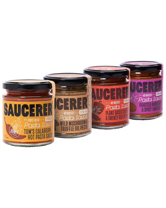 Rich & Spicy Pasta Sauce Selection by The Saucerer