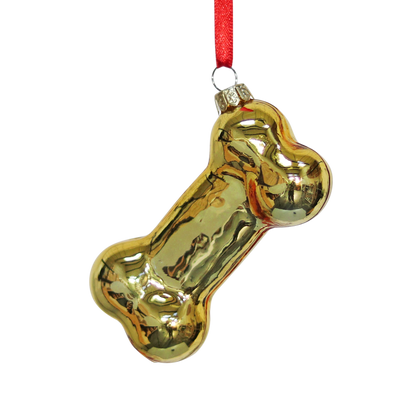 Dog Bone Decoration, Gold