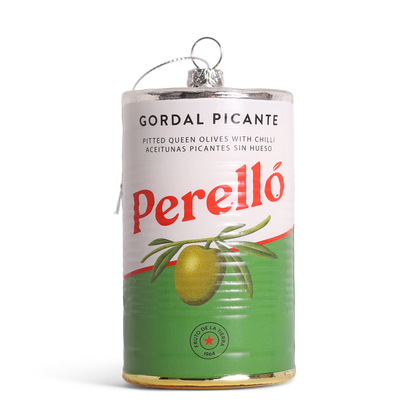 Perelló Gordal Picante Olives Glass Decoration