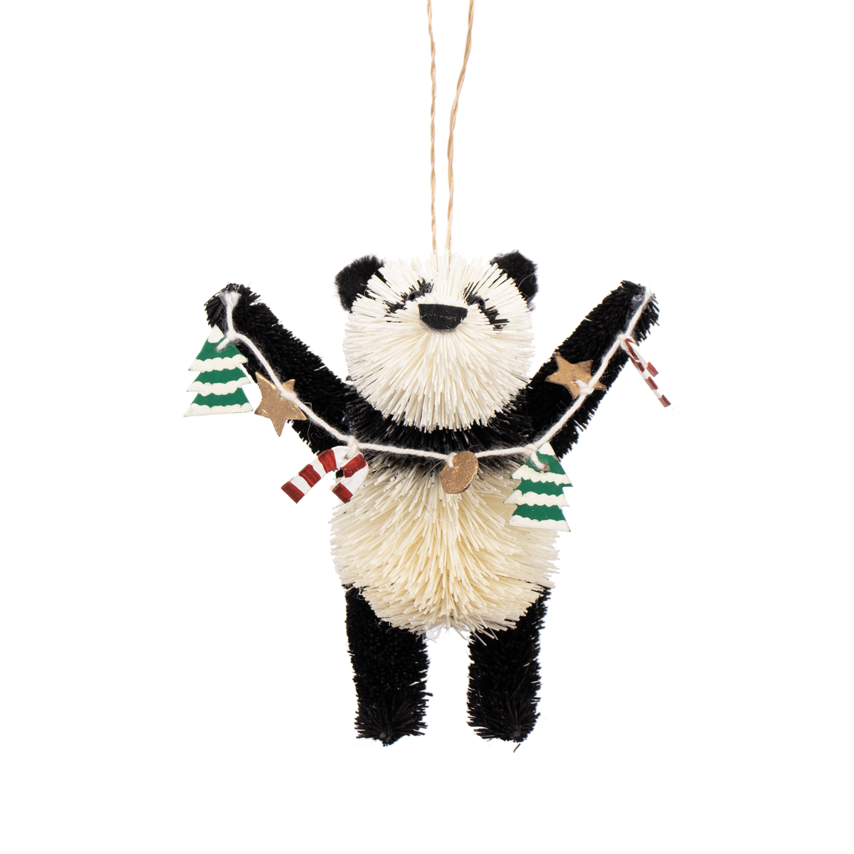 Bristle Panda Decoration