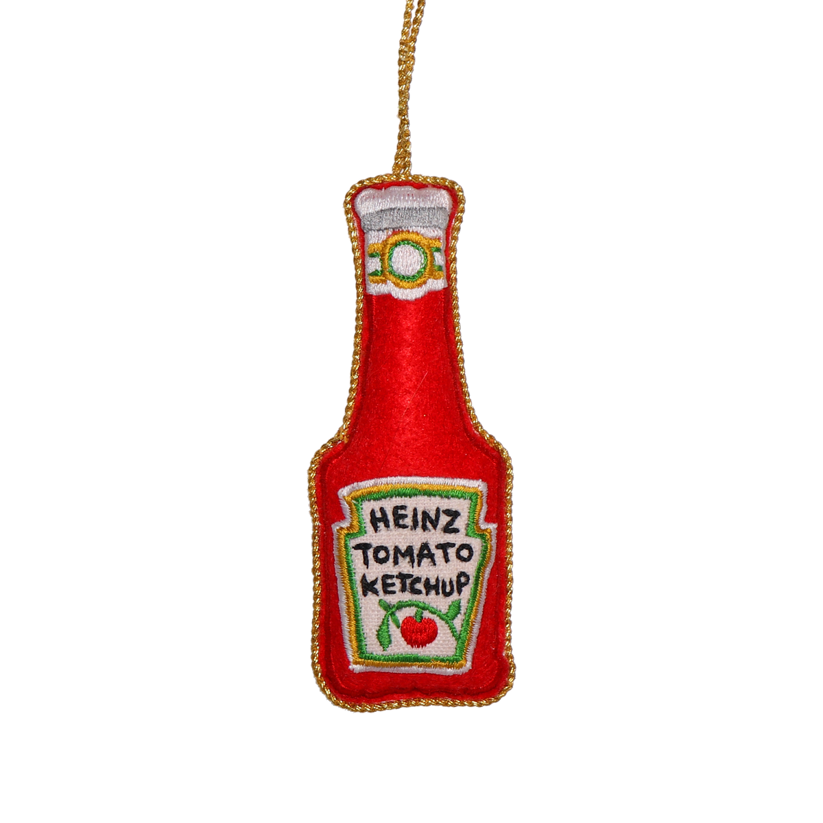 Heinz Tomato Ketchup Embroidered Decoration
