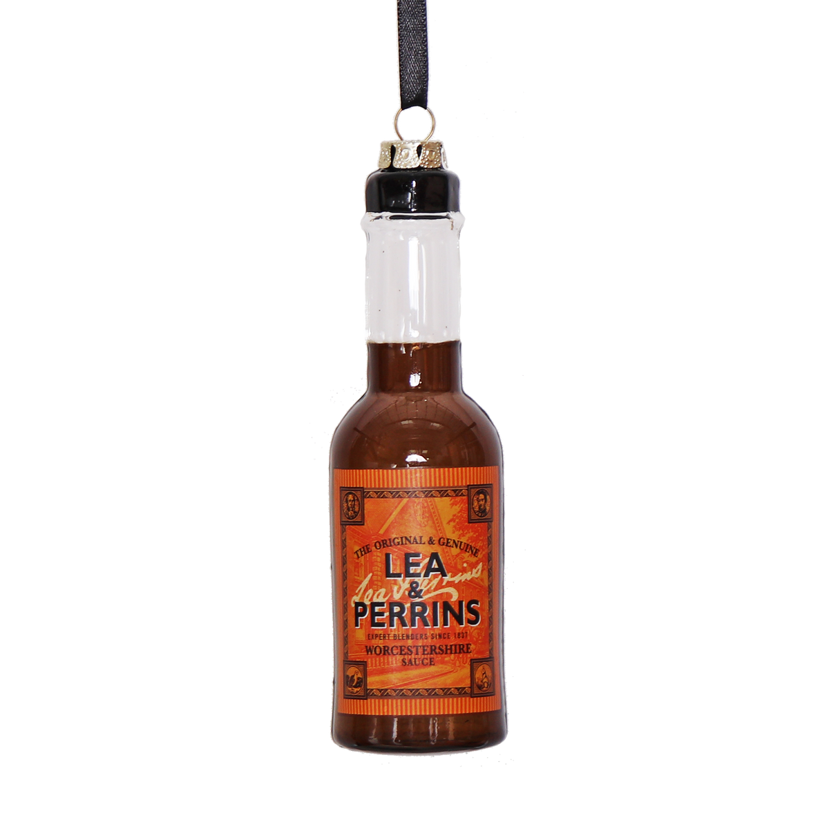 Lea & Perrins Glass Decoration