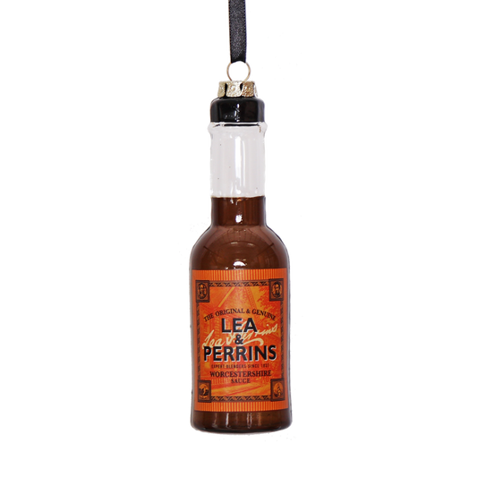 Lea & Perrins Glass Decoration