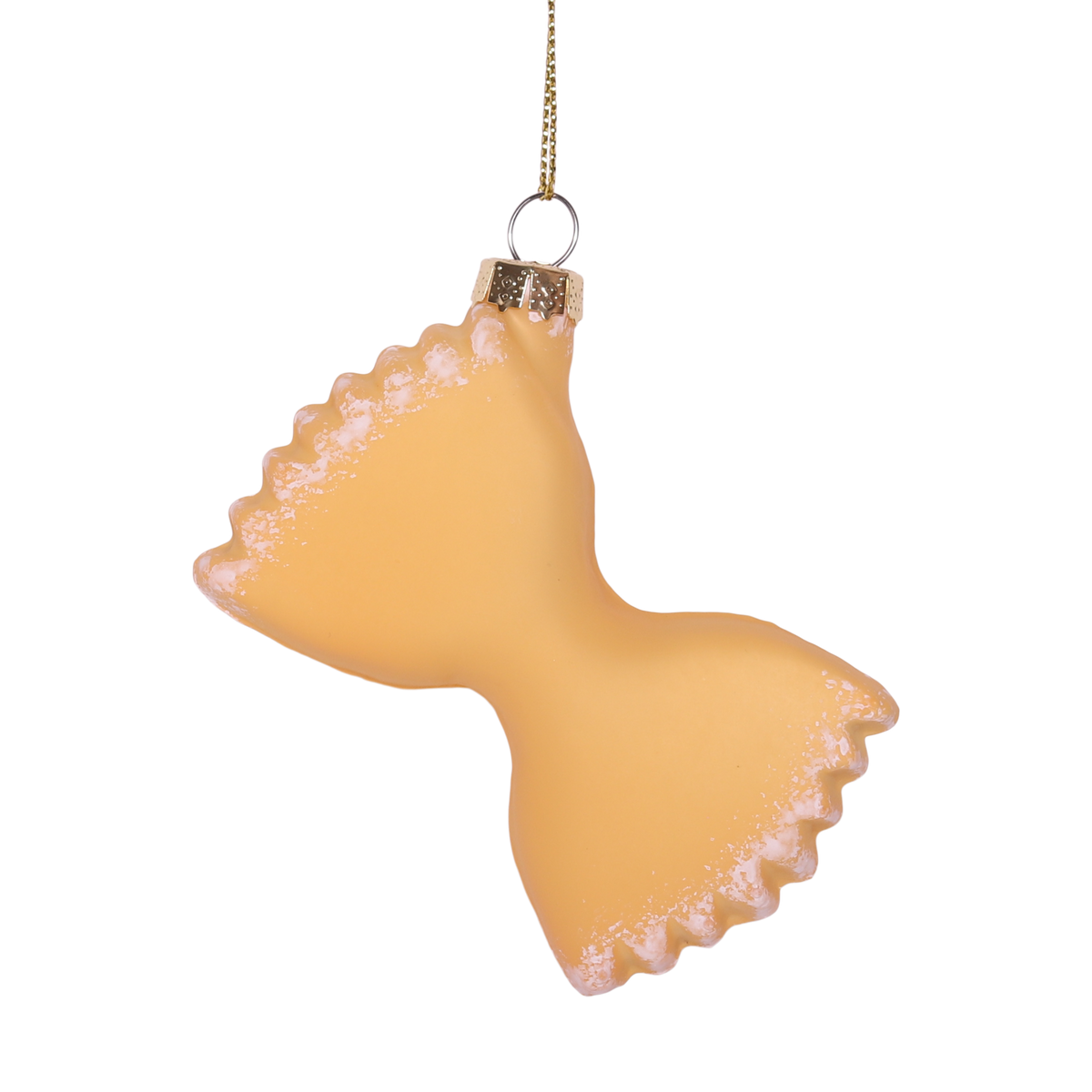 Pasta Bow Glass Decoration