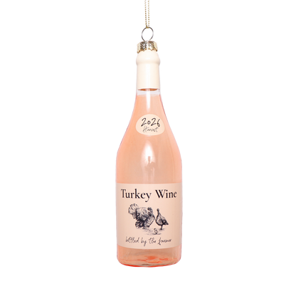 Turkey Wine Glass Decoration