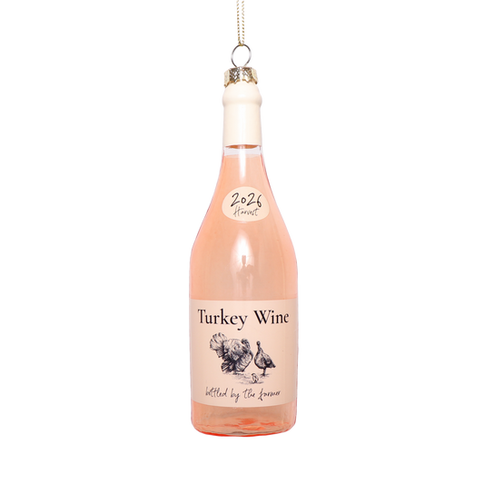 Turkey Wine Glass Decoration