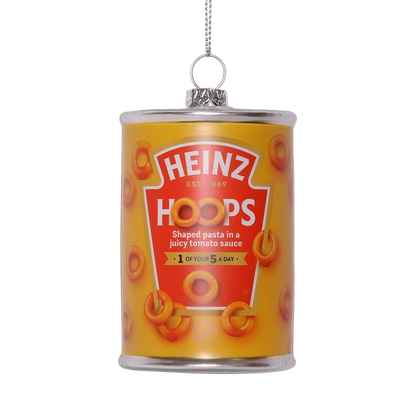 Heinz Spaghetti Hoops Glass Decoration