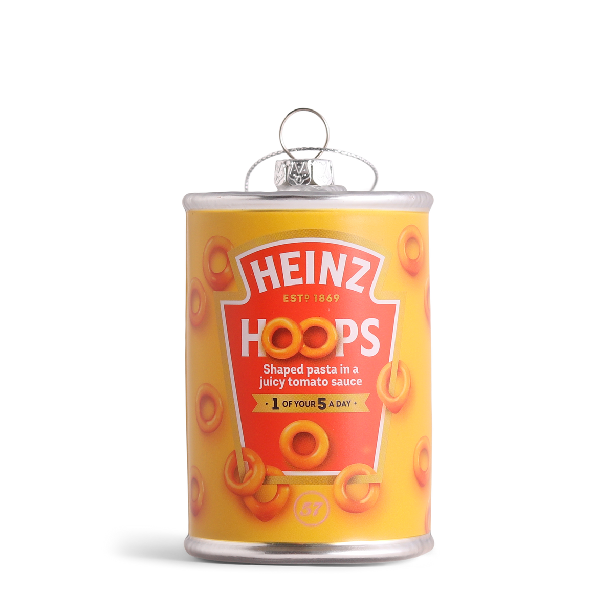 Heinz Spaghetti Hoops Glass Decoration