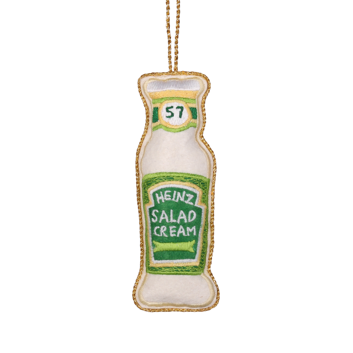 Heinz Salad Cream Embroidered Decoration