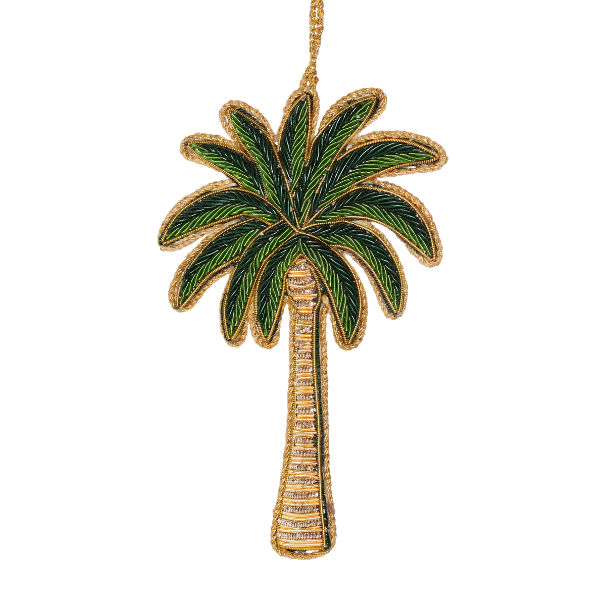 Palm Tree Embroidered Decoration
