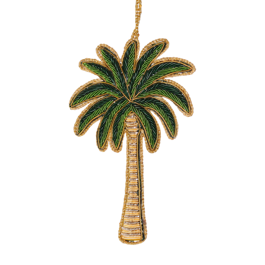 Palm Tree Embroidered Decoration