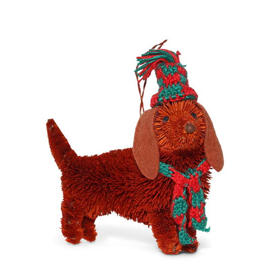 Bristle Dachshund Decoration