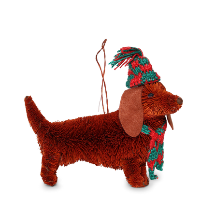 Bristle Dachshund Decoration
