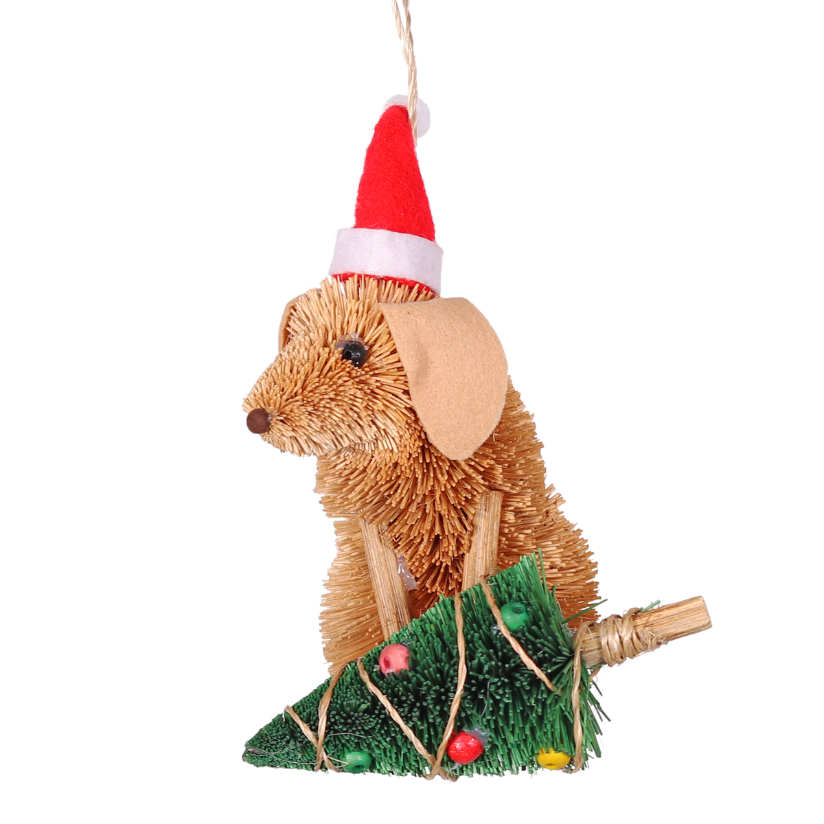 Bristle Golden Retriever Decoration