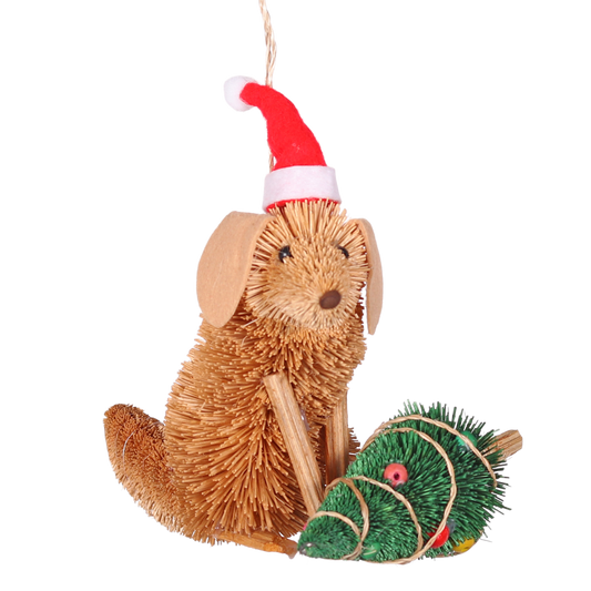 Bristle Golden Retriever Decoration