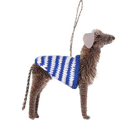 Bristle Grey Hound Decoration