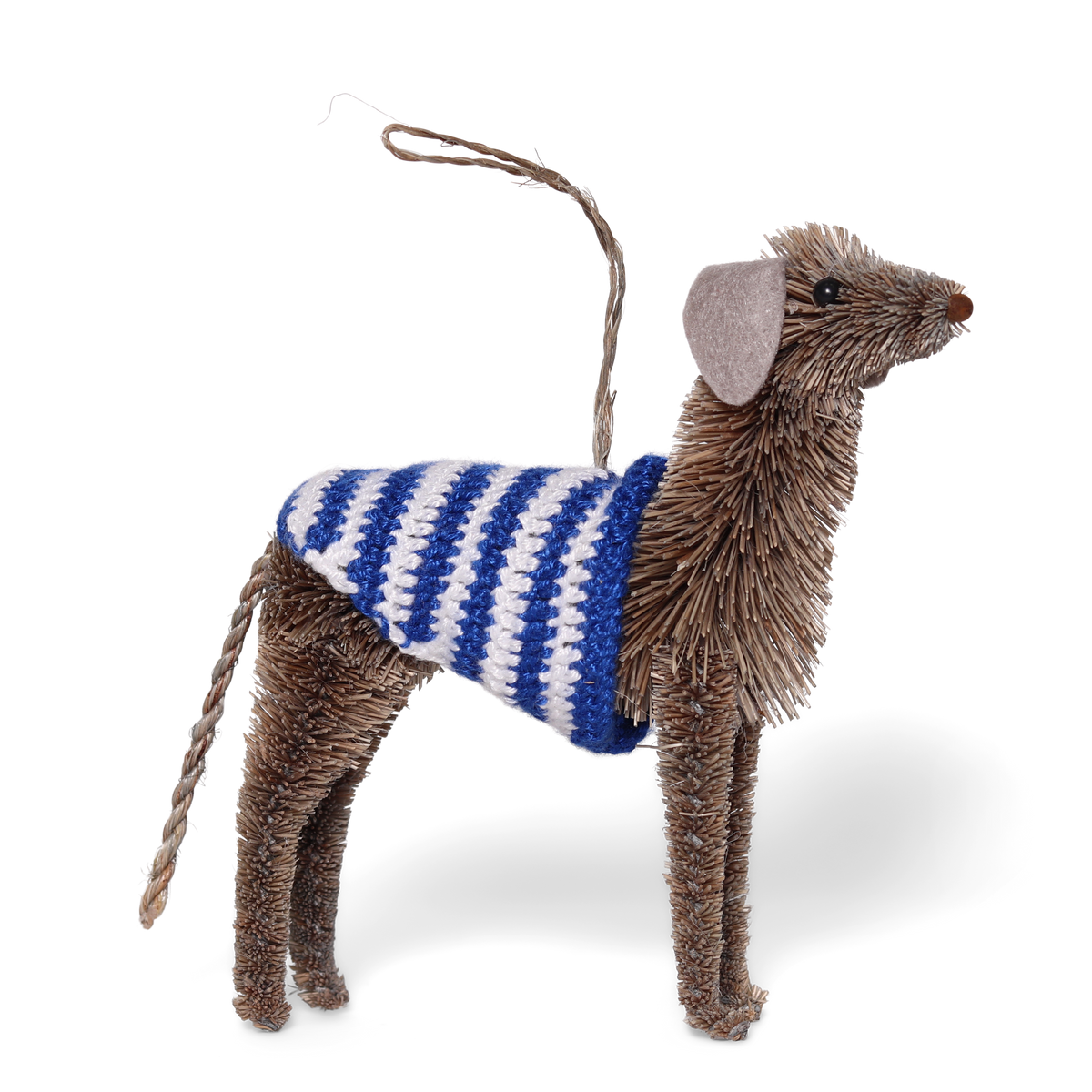 Bristle Grey Hound Decoration