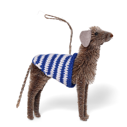 Bristle Grey Hound Decoration