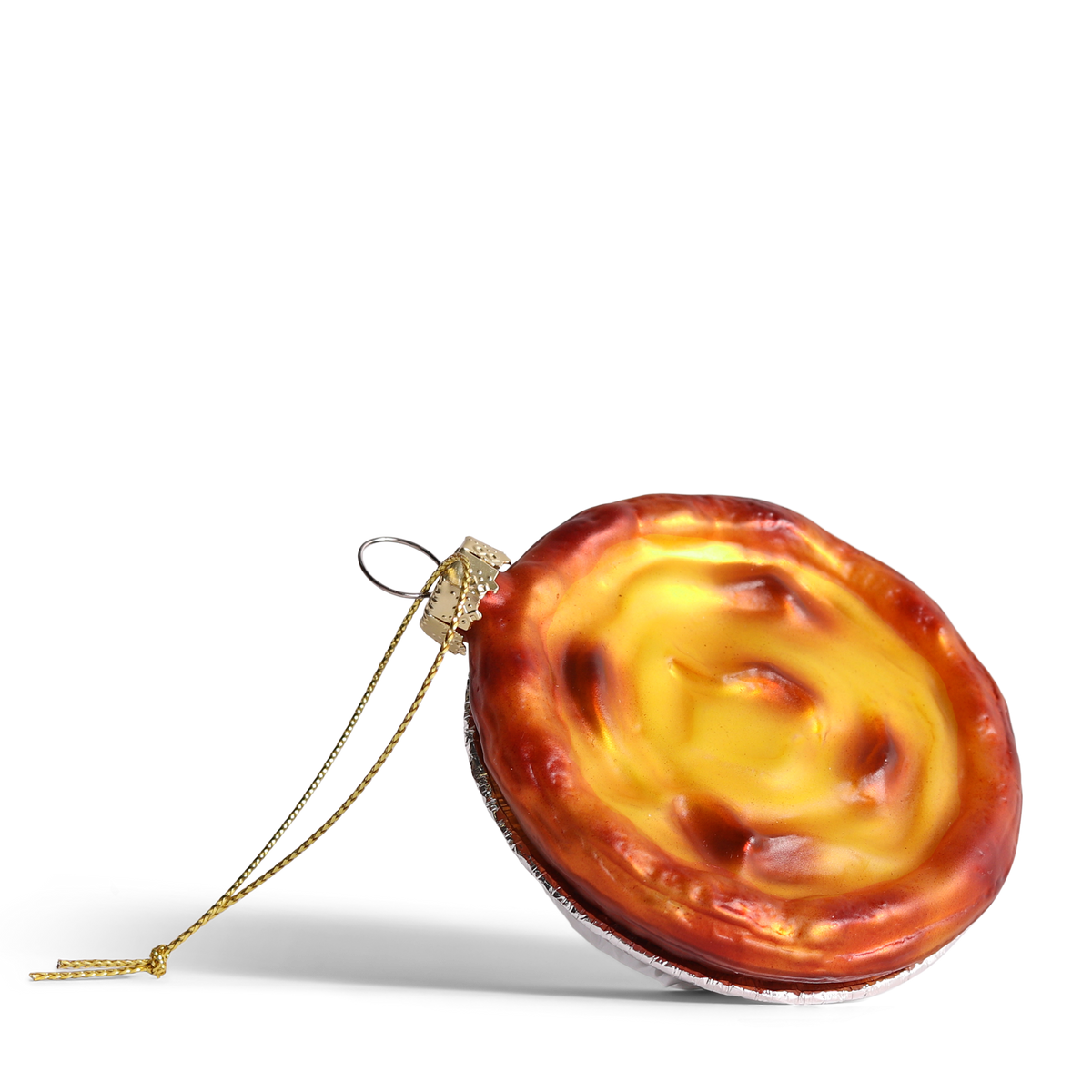 Pastel De Nata Glass Decoration