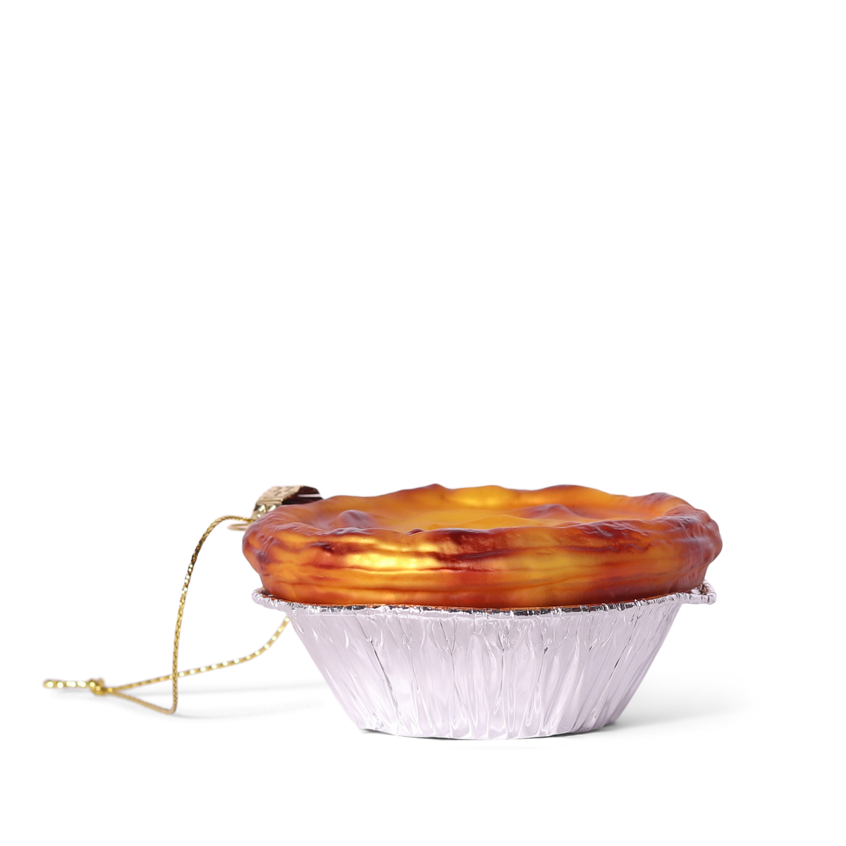 Pastel De Nata Glass Decoration