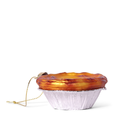Pastel De Nata Glass Decoration