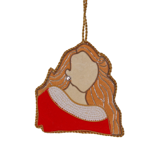 All I Want for Christmas Embroidered Decoration