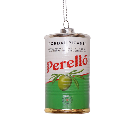 Perelló Gordal Picante Olives Glass Decoration