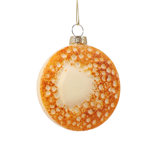 Crumpet Glass Decoration