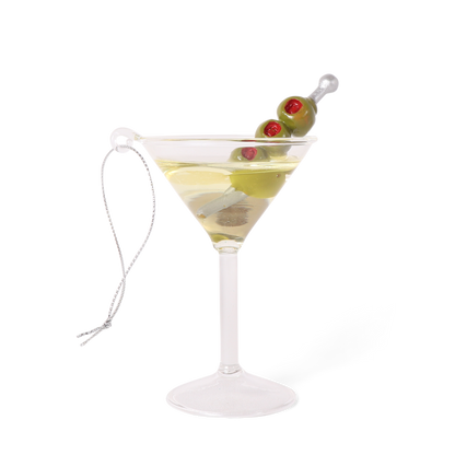 Dirty Martini Glass Decoration