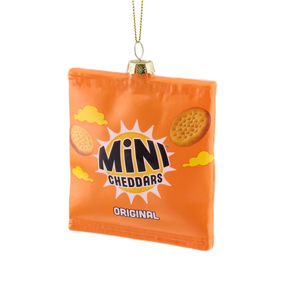 Mini Cheddar Packet Glass Decoration