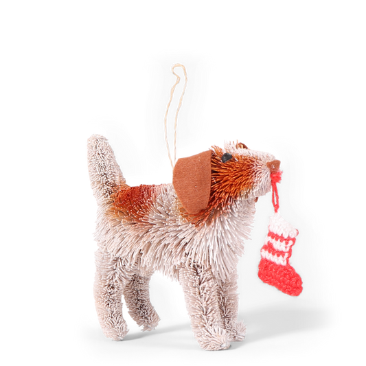 Bristle Jack Russell Decoration