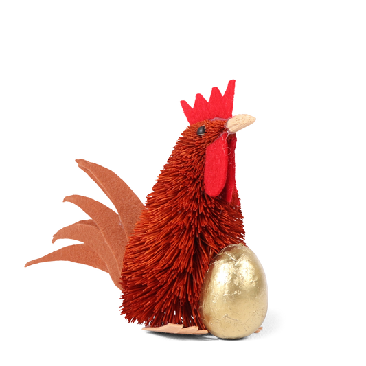 Bristle Rooster Decoration