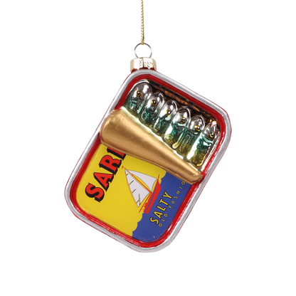 Sardines Can Glass Decoration