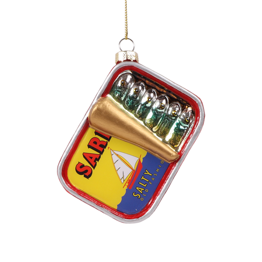Sardines Can Glass Decoration