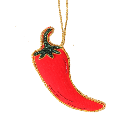 Chilli Embroidered Decoration