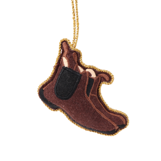 Work Boots Embroidered Decoration