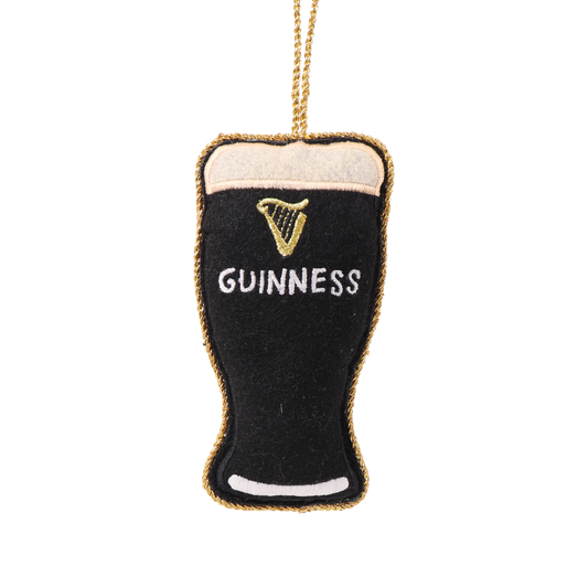 Guinness Pint Embroidered Decoration